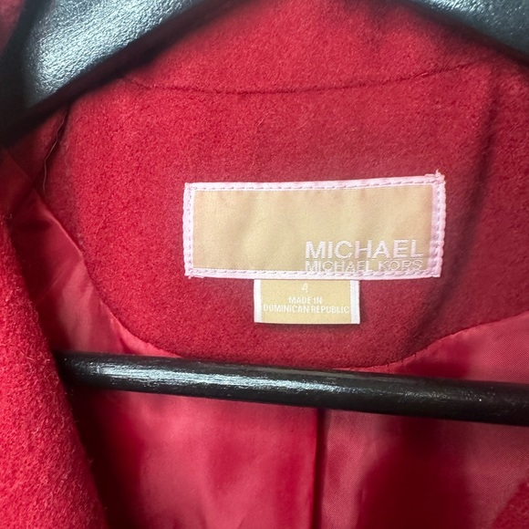 Michael Kors Dark Red Coat - Picture 2 of 3
